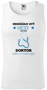 Pánske tielko Neznášám byť sexy, ale som doktor