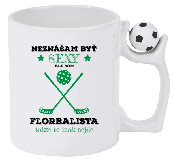 Hrnček Neznášám byť sexy, ale som florbalista