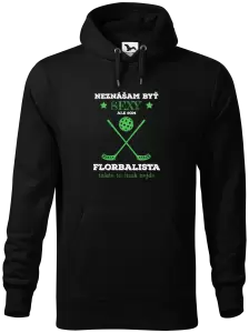 Pánska mikina Neznášám byť sexy, ale som florbalista
