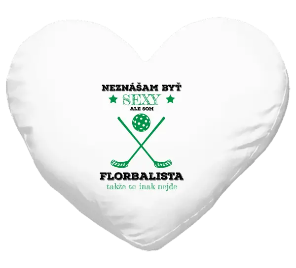 Vankúš Neznášám byť sexy, ale som florbalista