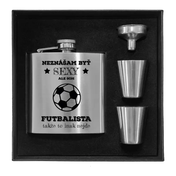 Ploskačka v krabičke Neznášám byť sexy, ale som futbalista