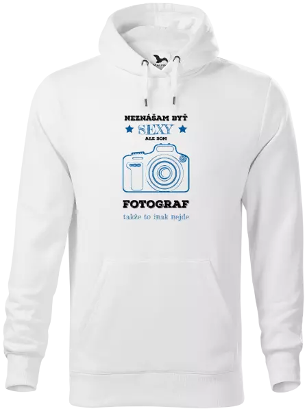Pánska mikina Neznášám byť sexy, ale som fotograf