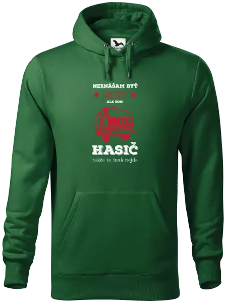 Pánska mikina Neznášám byť sexy, ale som hasič