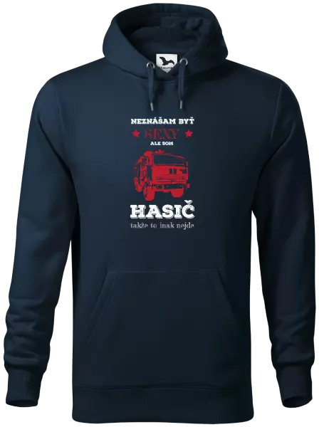 Pánska mikina Neznášám byť sexy, ale som hasič