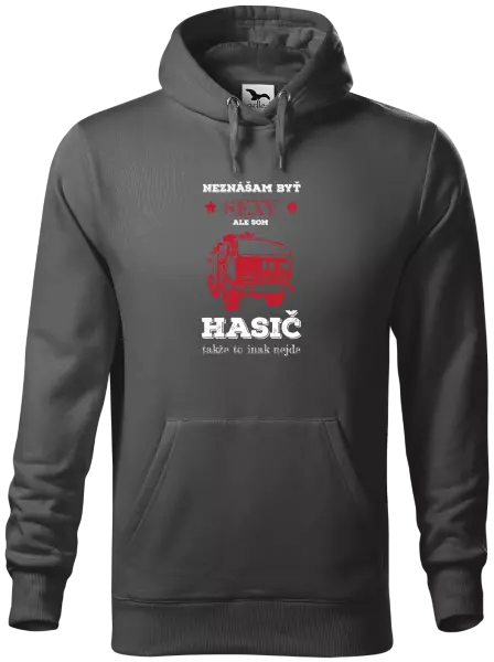 Pánska mikina Neznášám byť sexy, ale som hasič
