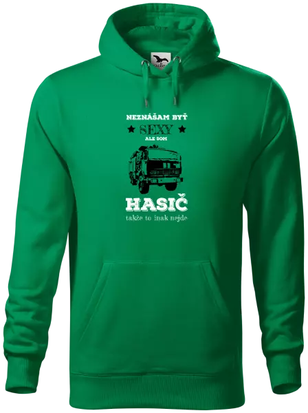 Pánska mikina Neznášám byť sexy, ale som hasič