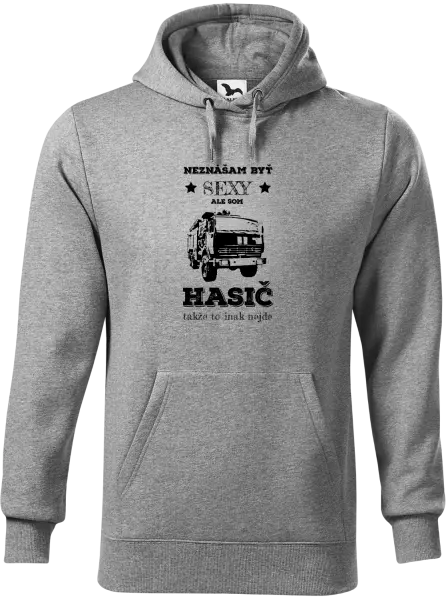 Pánska mikina Neznášám byť sexy, ale som hasič
