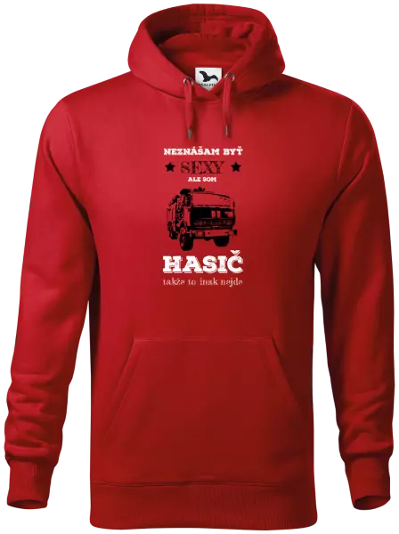 Pánska mikina Neznášám byť sexy, ale som hasič