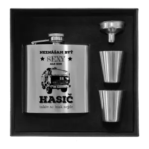 Ploskačka v krabičke Neznášám byť sexy, ale som hasič