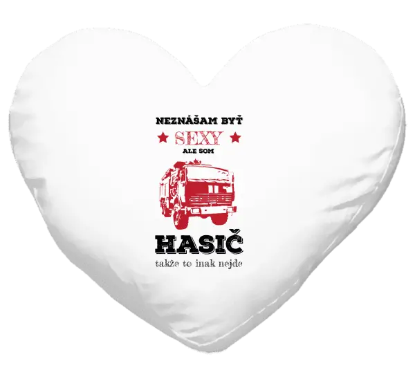 Vankúš Neznášám byť sexy, ale som hasič