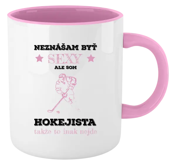 Hrnček  Neznášám byť sexy, ale som hokejista
