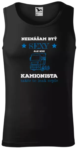Pánske tielko Neznášam byť sexy, ale som kamionista
