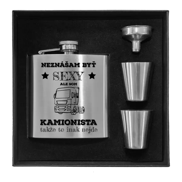 Ploskačka v krabičke Neznášam byť sexy, ale som kamionista