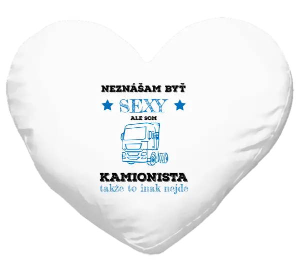 Vankúš Neznášam byť sexy, ale som kamionista