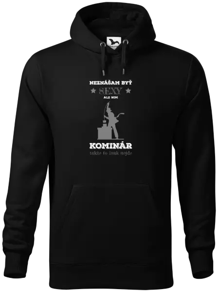 Pánska mikina Neznášam byť sexy, ale som kominár