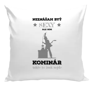 Vankúš Neznášam byť sexy, ale som kominár
