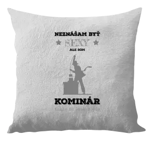 Vankúš Neznášam byť sexy, ale som kominár