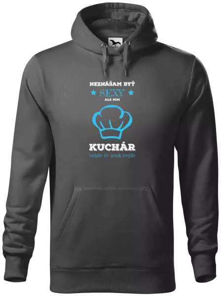 Pánska mikina Neznášam byť sexy, ale som kuchár