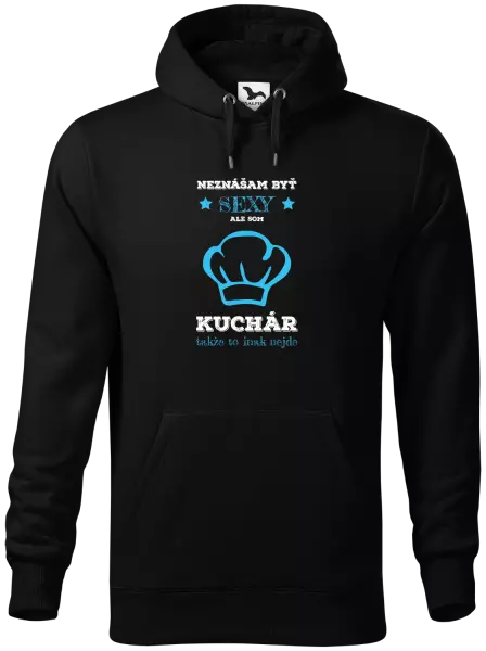 Pánska mikina Neznášam byť sexy, ale som kuchár