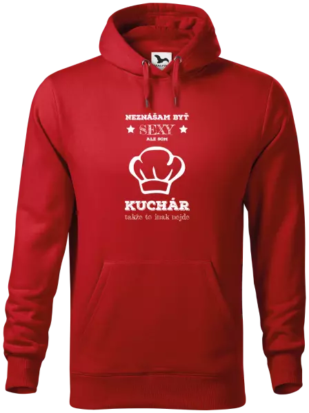 Pánska mikina Neznášam byť sexy, ale som kuchár