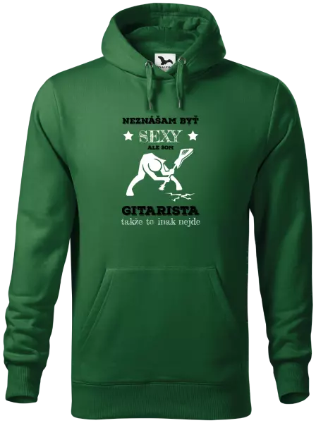 Pánska mikina Neznášam byť sexy, ale som gitarista
