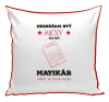 Vankúš Neznášam byť sexy, ale som matikár