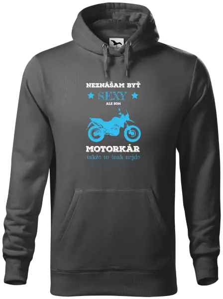 Pánska mikina Neznášam byť sexy, ale som motorkár