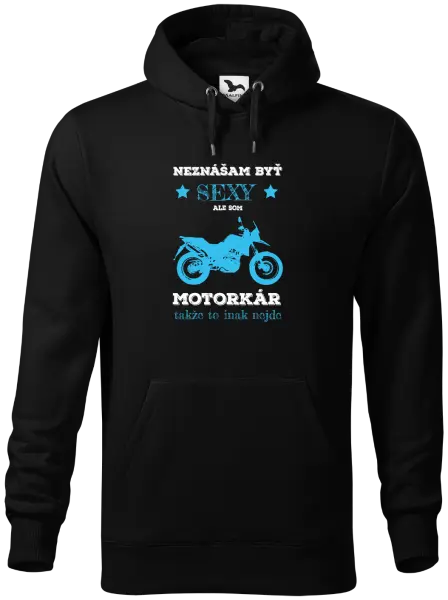 Pánska mikina Neznášam byť sexy, ale som motorkár