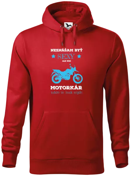 Pánska mikina Neznášam byť sexy, ale som motorkár