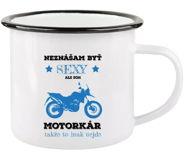 Plecháčik Neznášam byť sexy, ale som motorkár