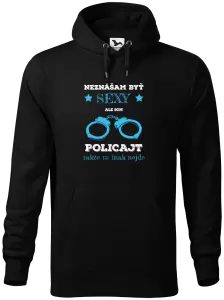 Pánska mikina Neznášam byť sexy, ale som policajt