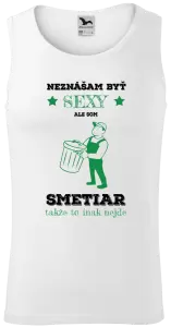 Pánske tielko Neznášam byť sexy, ale som smetiar