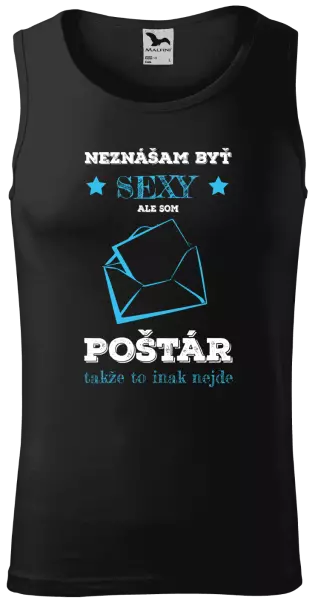 Pánske tielko Neznášam byť sexy, ale som poštár