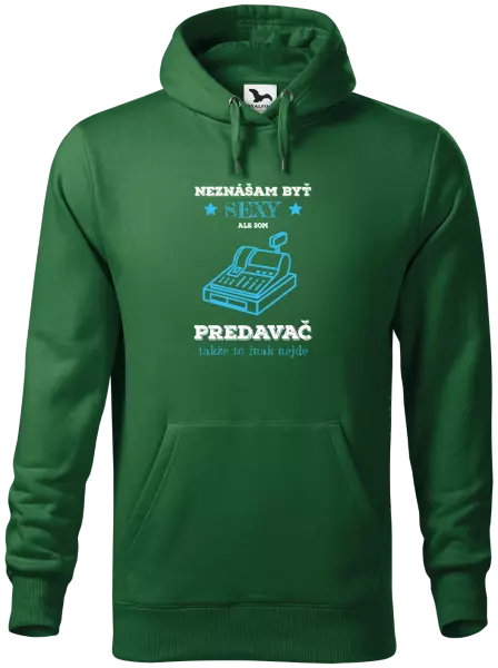 Pánska mikina Neznášam byť sexy, ale som predavač
