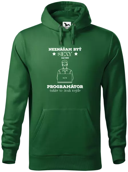 Pánska mikina Neznášam byť sexy, ale som programátor