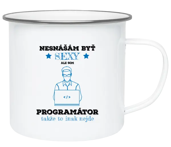 Plecháčik Neznášam byť sexy, ale som programátor
