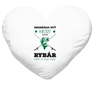 Vankúš Neznášam byť sexy, ale som rybár