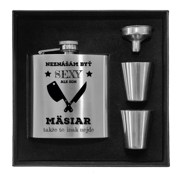 Ploskačka v krabičke Neznášám byť sexy, ale som mäsiar