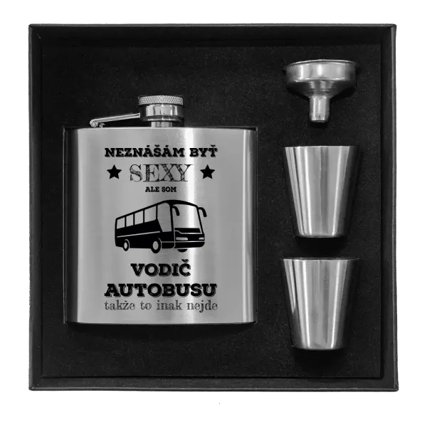 Ploskačka v krabičke Neznášám byť sexy, ale som vodič autobusu