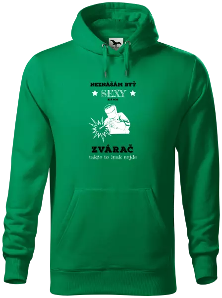 Pánska mikina Neznášám byť sexy, ale som zvárač
