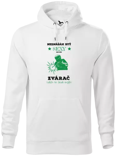 Pánska mikina Neznášám byť sexy, ale som zvárač