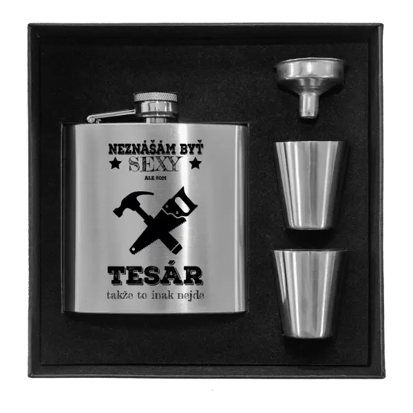 Ploskačka v krabičke Neznášám byť sexy, ale som tesár