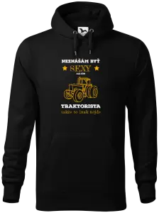 Pánska mikina Neznášám byť sexy, ale som traktorista