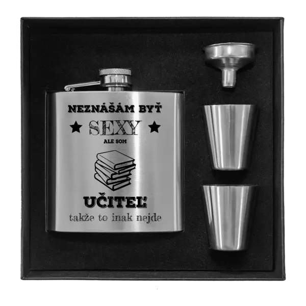 Ploskačka v krabičke Neznášám byť sexy, ale som učiteľ