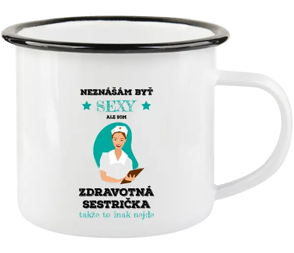 Plecháčik Neznášám byť sexy, ale som zdravotná sestrička