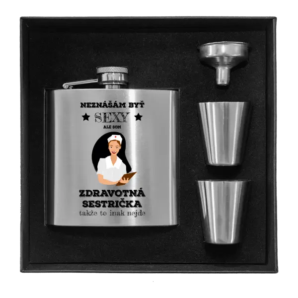 Ploskačka v krabičke Neznášám byť sexy, ale som zdravotná sestrička