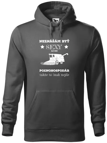 Pánska mikina Neznášám byť sexy, ale som poľnohospodár