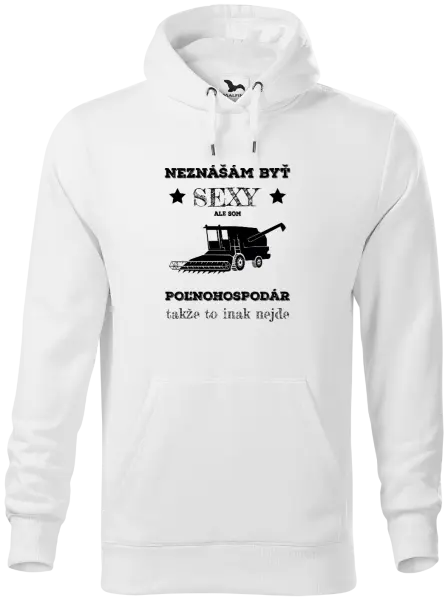 Pánska mikina Neznášám byť sexy, ale som poľnohospodár
