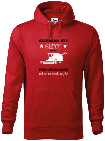 Pánska mikina Neznášám byť sexy, ale som poľnohospodár