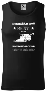 Pánske tielko Neznášám byť sexy, ale som poľnohospodár
